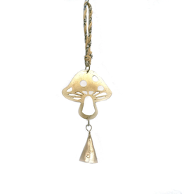 Mira Fair Trade Mushroom Bell Chime Ornament