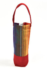 Mayamam Weavers Single Wine Tote Bag - Bright Rainbow