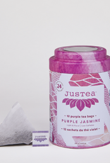 Justea Purple Jasmine Tea Bag Tin