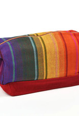 Hand Woven Multicolor Toiletry Bag Fair Trade Mayamam Weavers