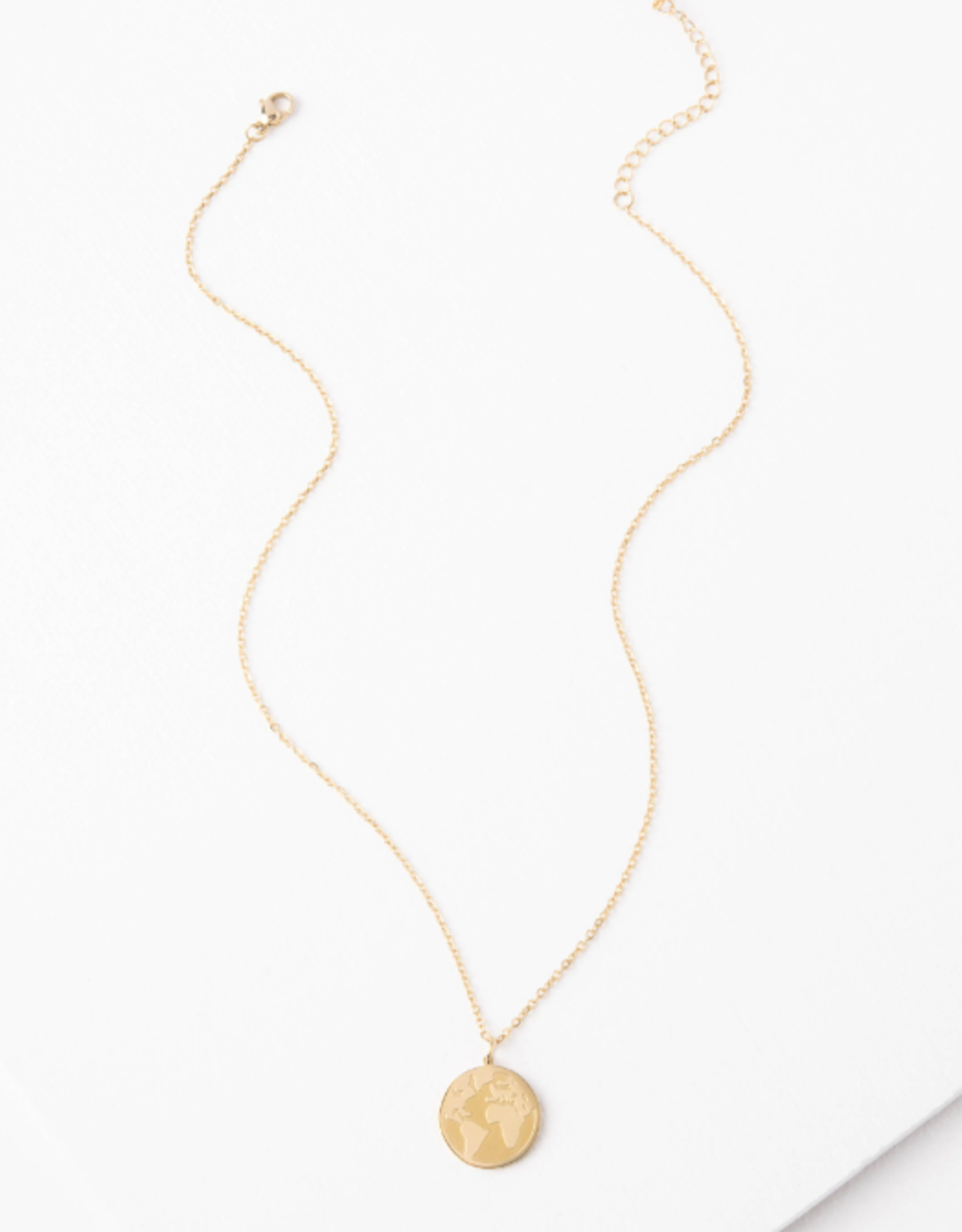 UNITY Simple Necklace with Small Pendant in Silver & Gold Plated