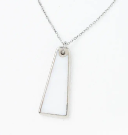 Starfish Project Pillar Mother of Pearl Necklace in Silver