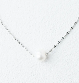 Starfish Project Annie Silver Pearl Necklace