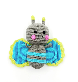 Pebble Grey Butterfly Rattle