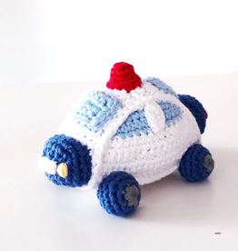 Pebble Mini Police Car Rattle