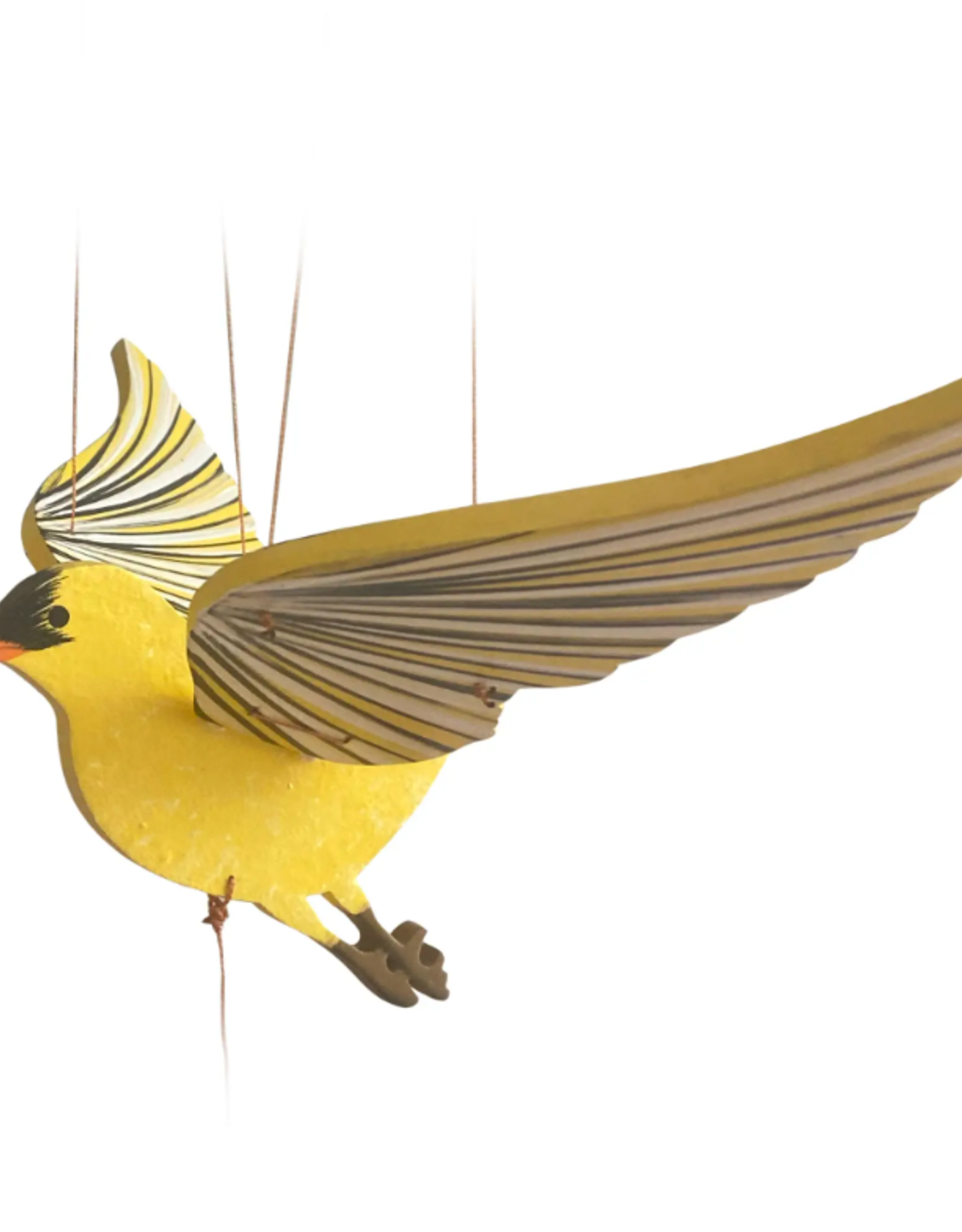 Tulia Artisans Goldfinch Bird Flying Mobile