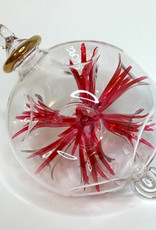 Dandarah Blown Glass Ornament - Blossoms Red