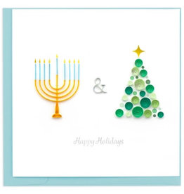 Quilling Card Quilled Hanukkah & Christmas Card