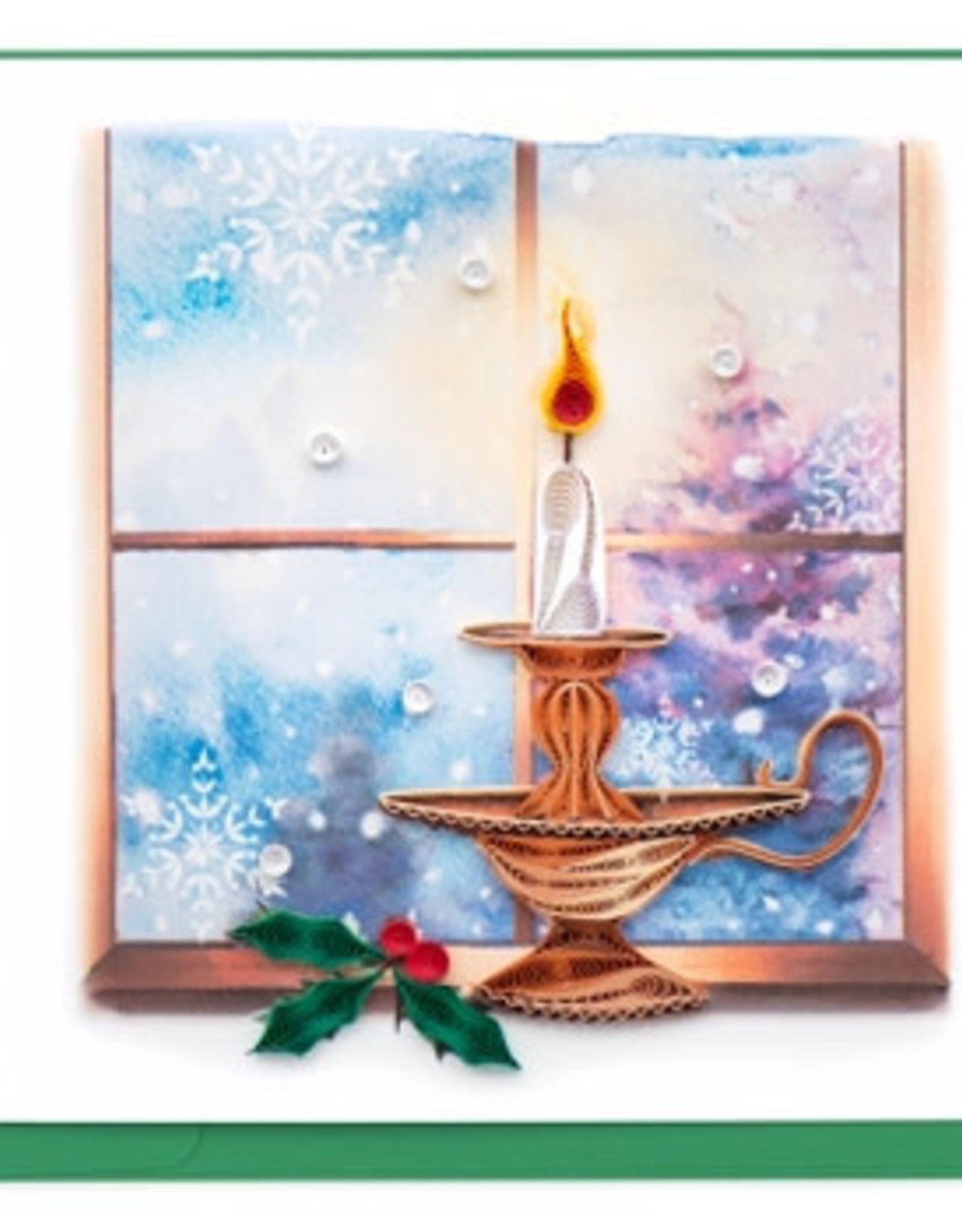 Quilling Card Quilled Christmas Candle Card