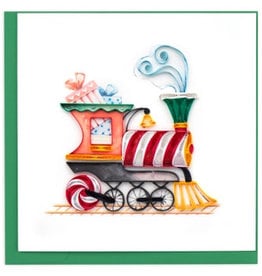 Quilling Card Quilled Christmas Train Card