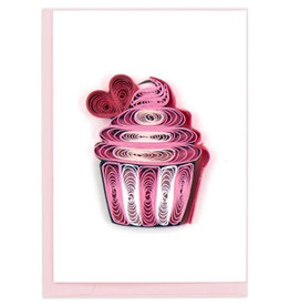 Quilling Card Quilled Cupcake Gift Enclosure Mini Card