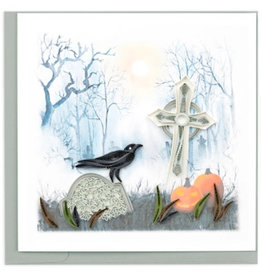 Quilling Card Quilled Spooky Graveyard Card