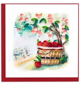 Quilling Card Quilled Apple Orchard Card