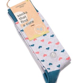 Conscious Step Socks That Find a Cure (Hearts)