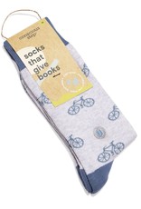 Conscious Step Socks that Give Books (Bicycle)