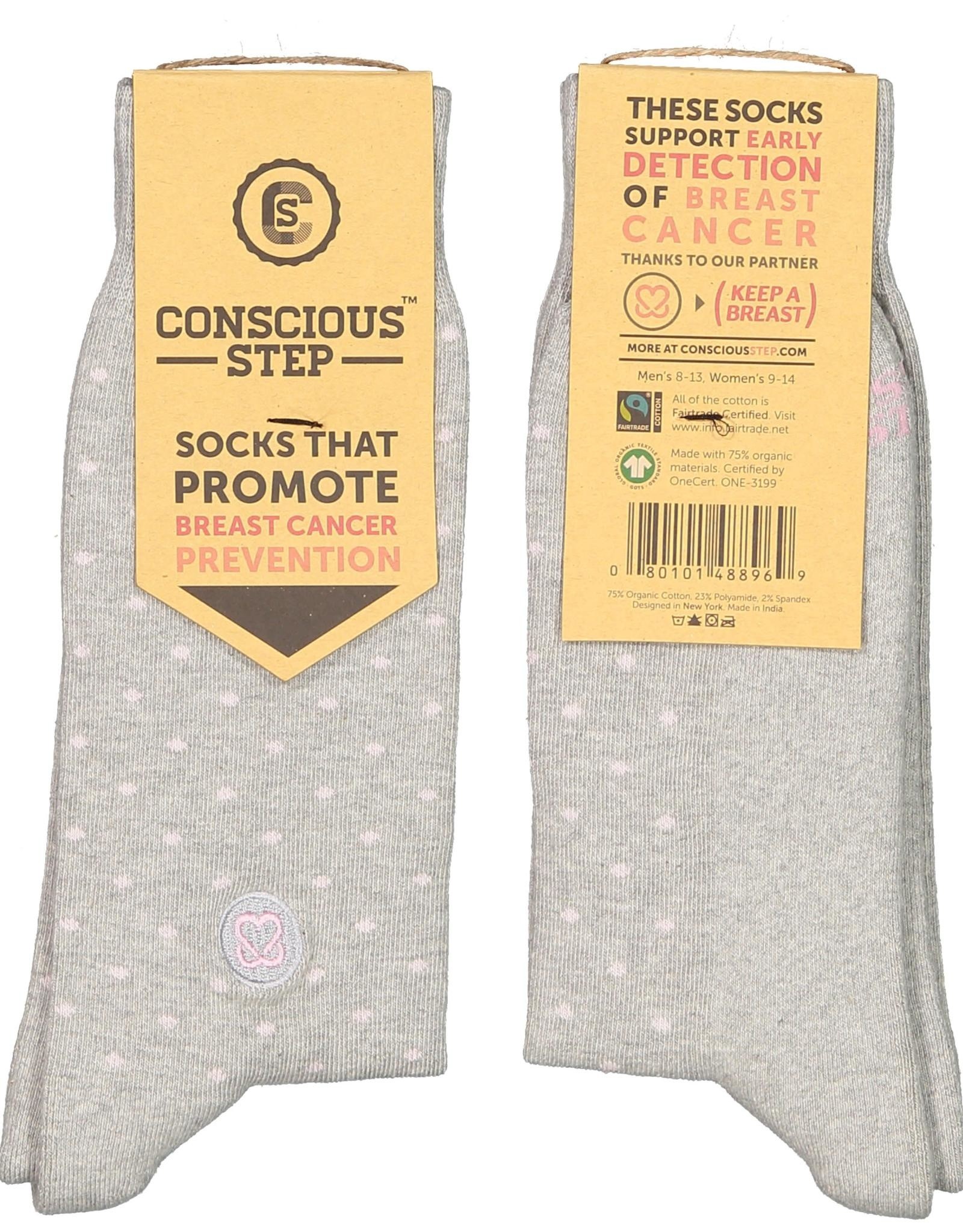 Conscious Step Socks that Prevent Breast Cancer (Polka Dots)