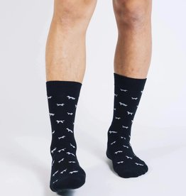 Conscious Step Socks that Save Dogs (Black)