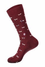 Conscious Step Socks that Save Dogs (Burgundy)