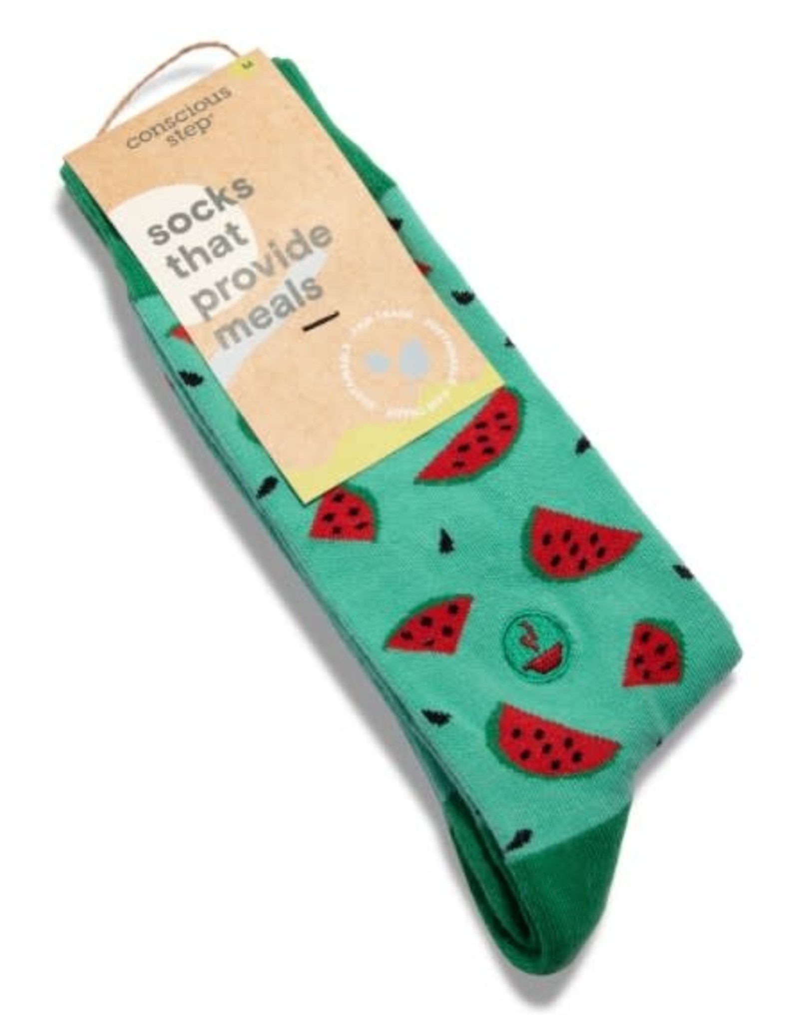 Conscious Step Socks that Provide Meals (Watermelon)
