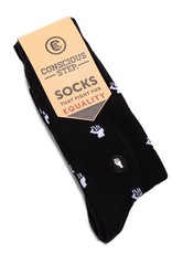 Conscious Step Socks that Fight for Equality (Black)