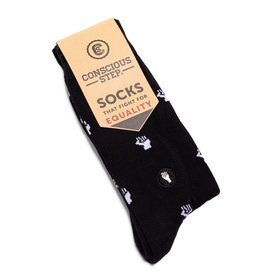 Conscious Step Socks that Fight for Equality (Black)