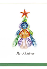 Quilling Card Quilled Seashell Christmas Tree Greeting Card