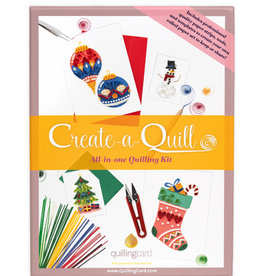 Quilling Card Create-a-Quill DIY Quilling Kit: Holiday