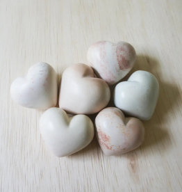 Venture Imports Pale Stone Hearts