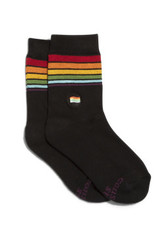 Conscious Step Kids Socks that Save LGBTQ Lives (Black)