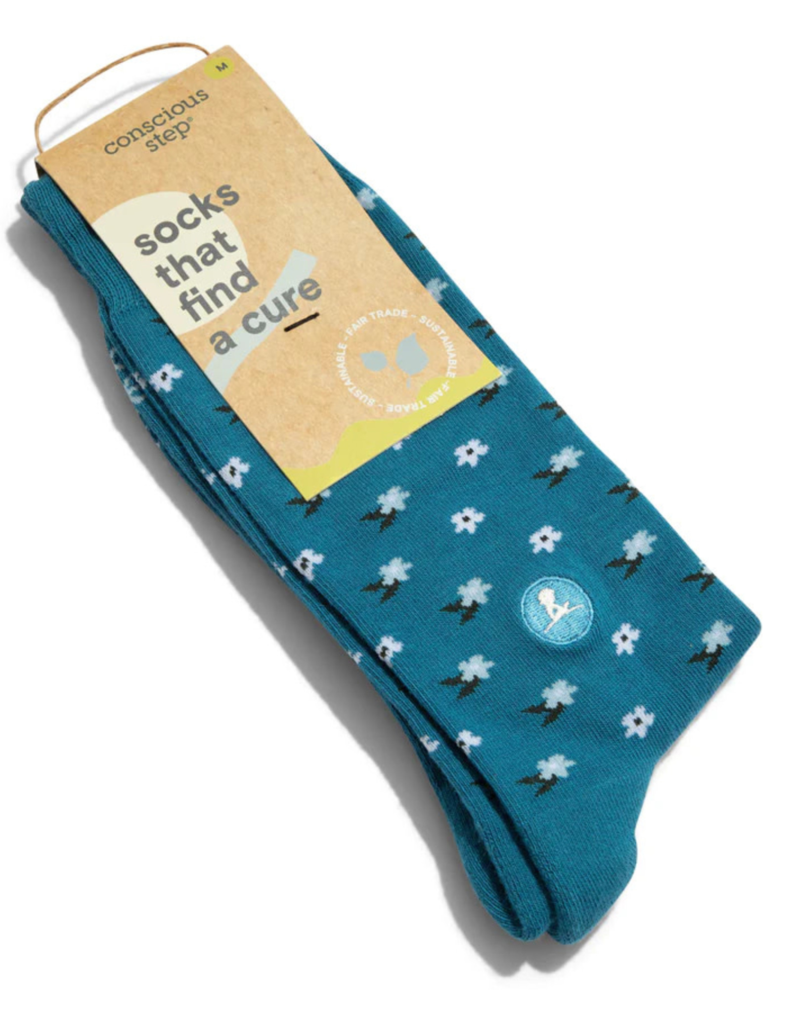 Conscious Step Socks that Find a Cure (Blue)