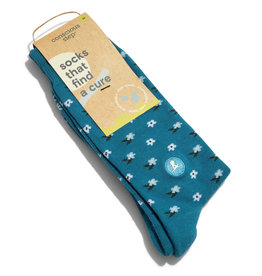 Conscious Step Socks that Find a Cure (Blue)