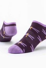 Maggie's Organics Footie Socks (Purple Dragonfly)
