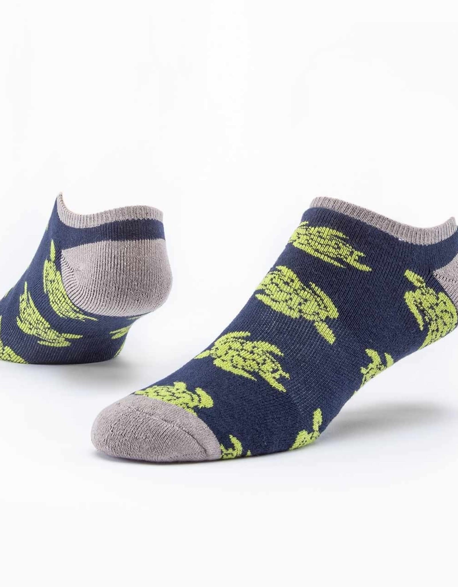 Maggie's Organics Footie Socks (Navy Turtles)