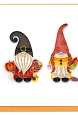 Quilling Card Quilled Thanksgiving Gnomes Card