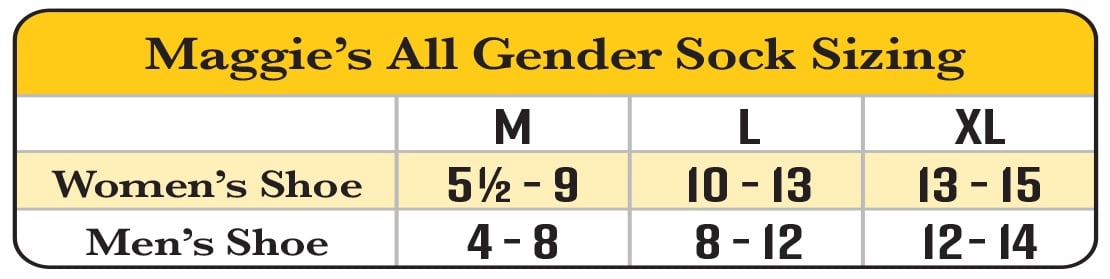 Sock Sizing Chart