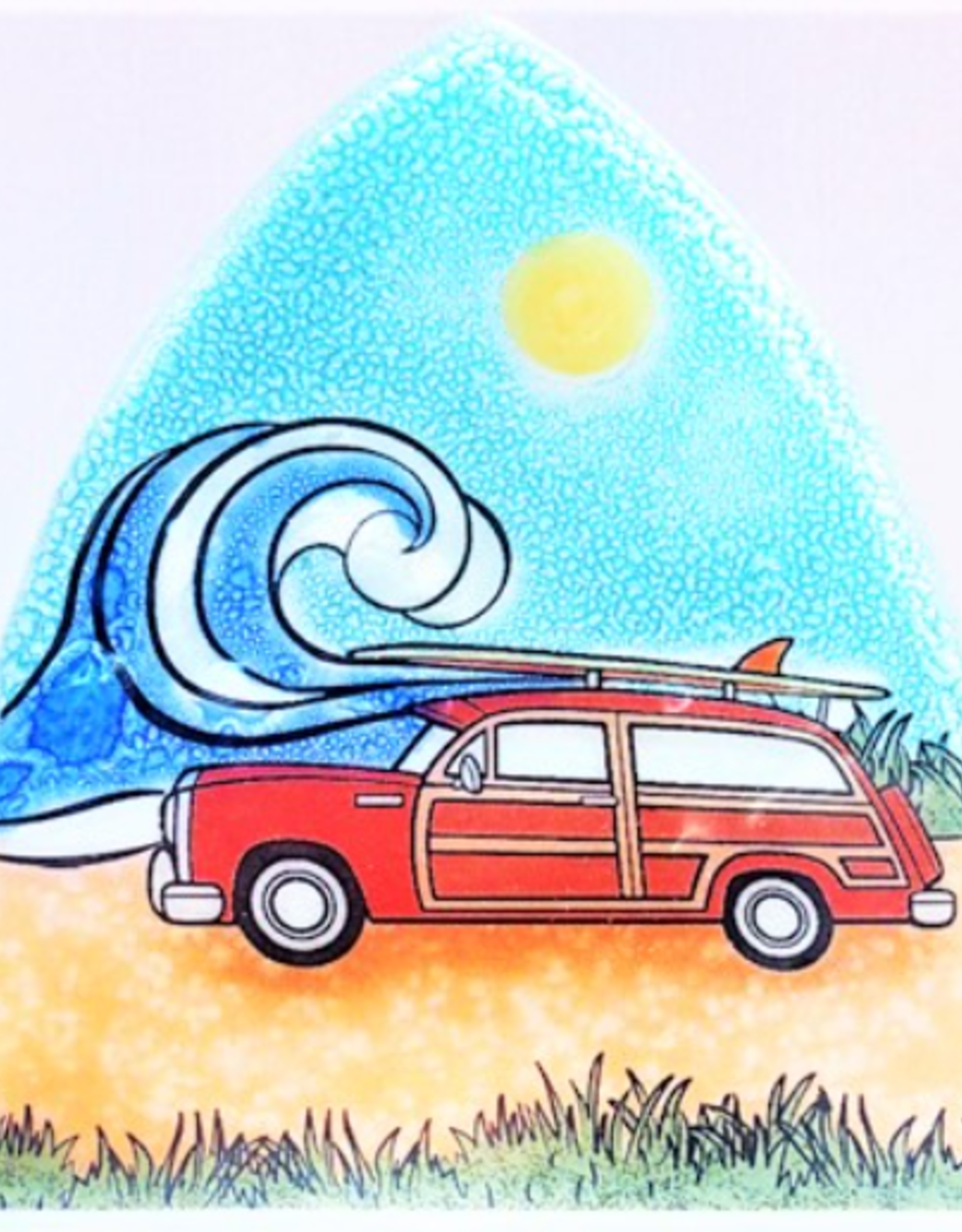 Pampeana Surfing Woodie Car Nightlight