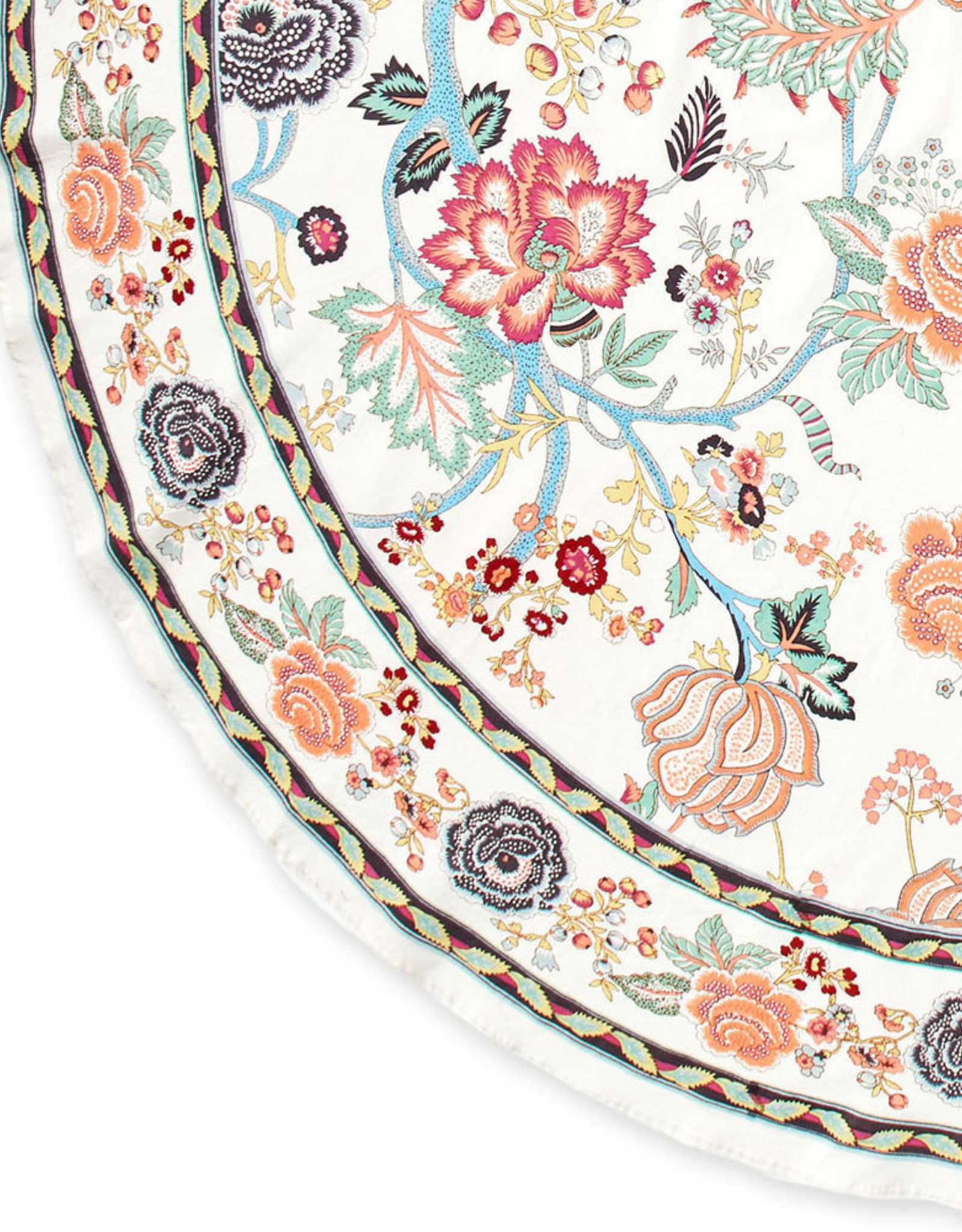 Serrv Modern Jaipur Round Tablecloth 70" Diameter