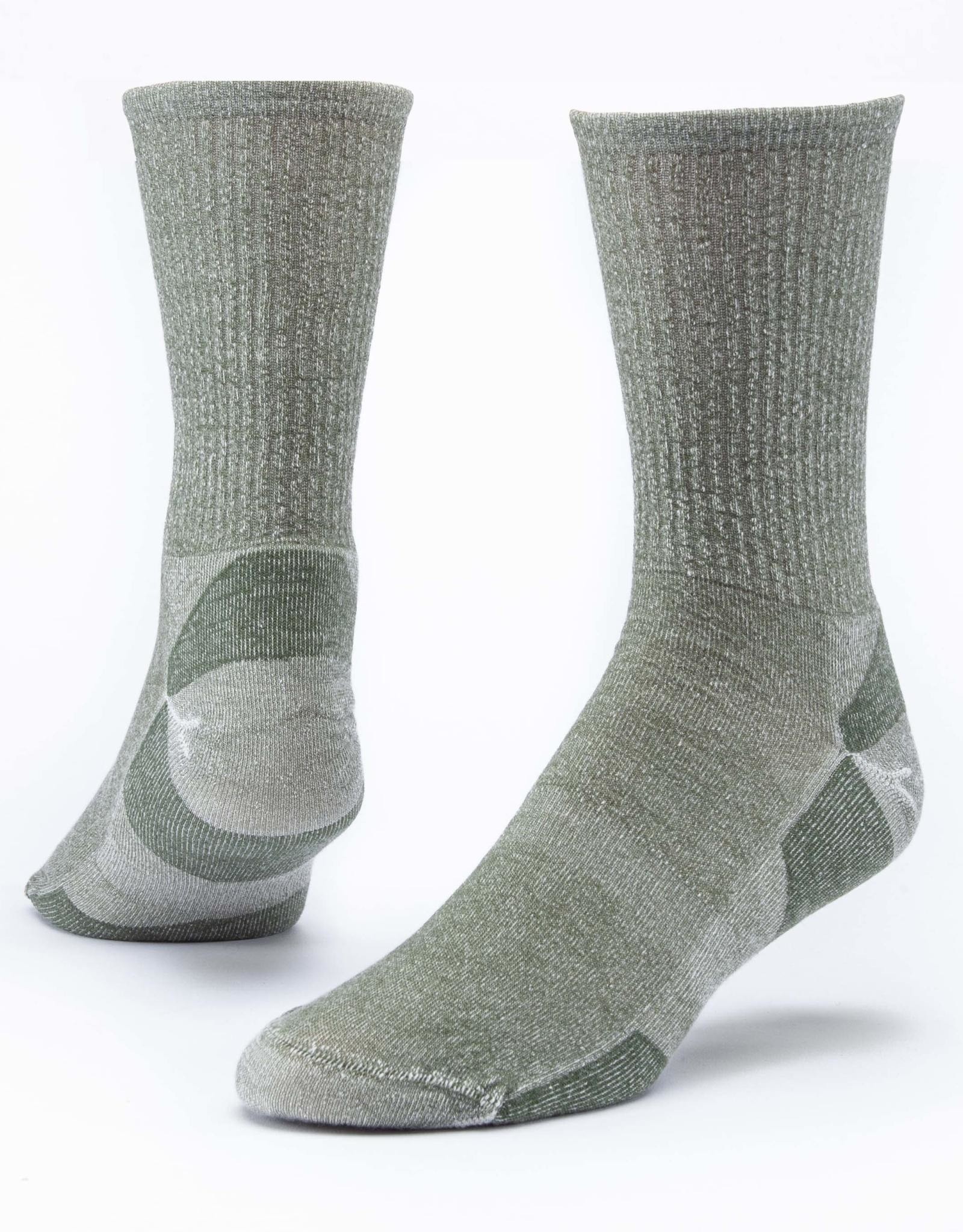 Maggie's Organics Urban Hiker Wool Crew Socks (Green)