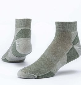 Maggie's Organics Urban Hiker Wool Ankle Socks (Green)