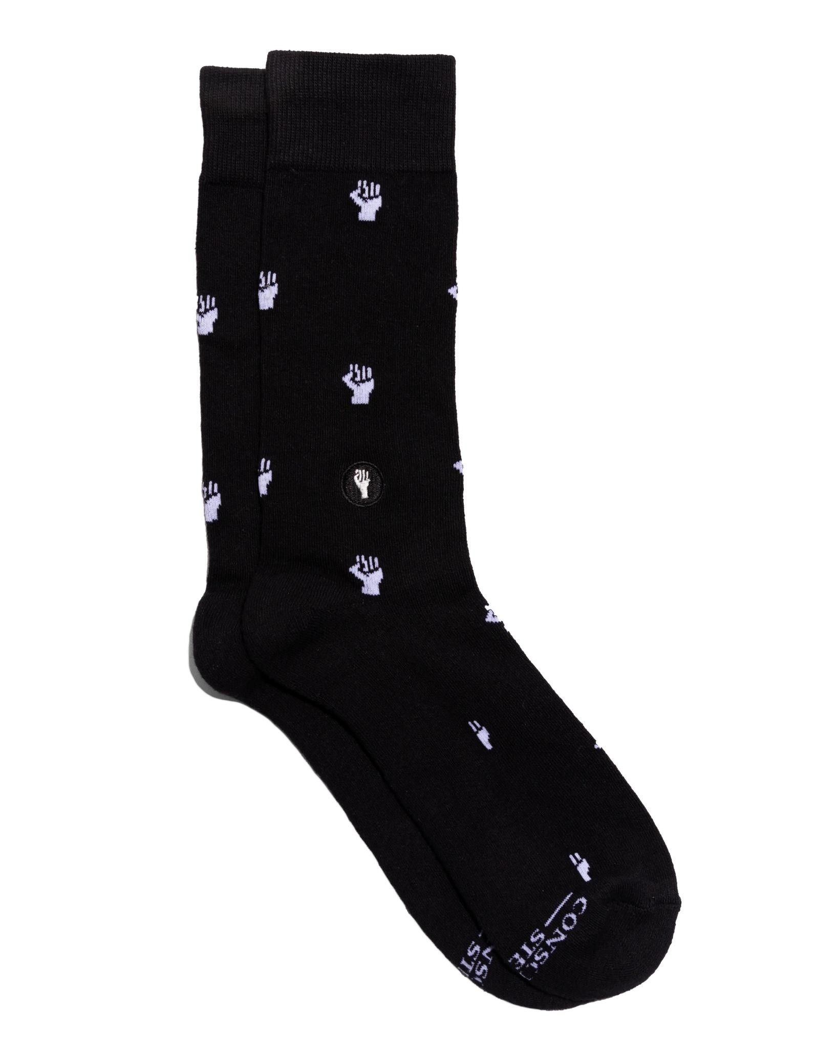 Conscious Step Socks that Fight for Equality (Black)