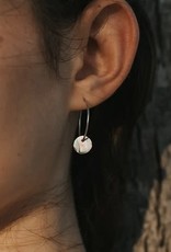 Matr Boomie Chandra Hoop Earrings Mini Moon and Disc