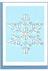 Quilling Card Quilled Snowflake Gift Enclosure Mini Card