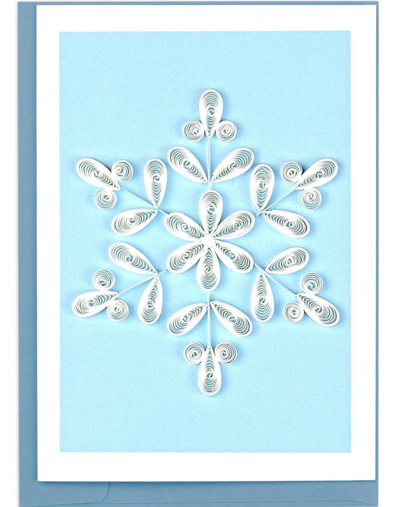 Quilling Card Quilled Snowflake Gift Enclosure Mini Card