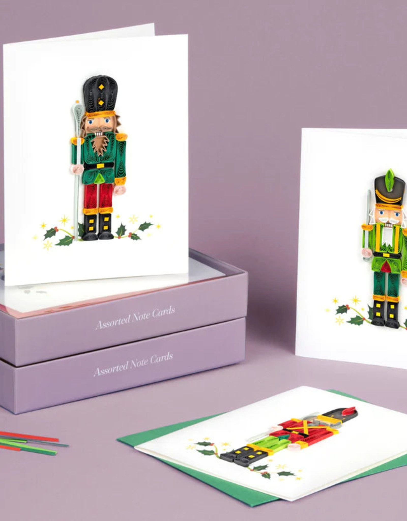 Quilling Card Quilled Nutcracker Note Card Box Set