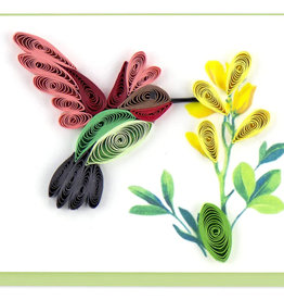 Quilling Card Quilled Hummingbird Gift Enclosure Mini Card