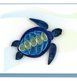 Quilling Card Quilled Sea Turtle Gift Enclosure Mini Card