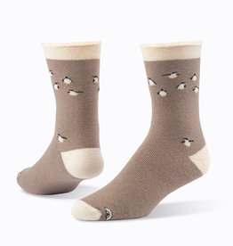 Maggie's Organics Wool Snuggle Socks (Penguin Taupe)