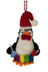 Ten Thousand Villages Felted Penguin Ornament