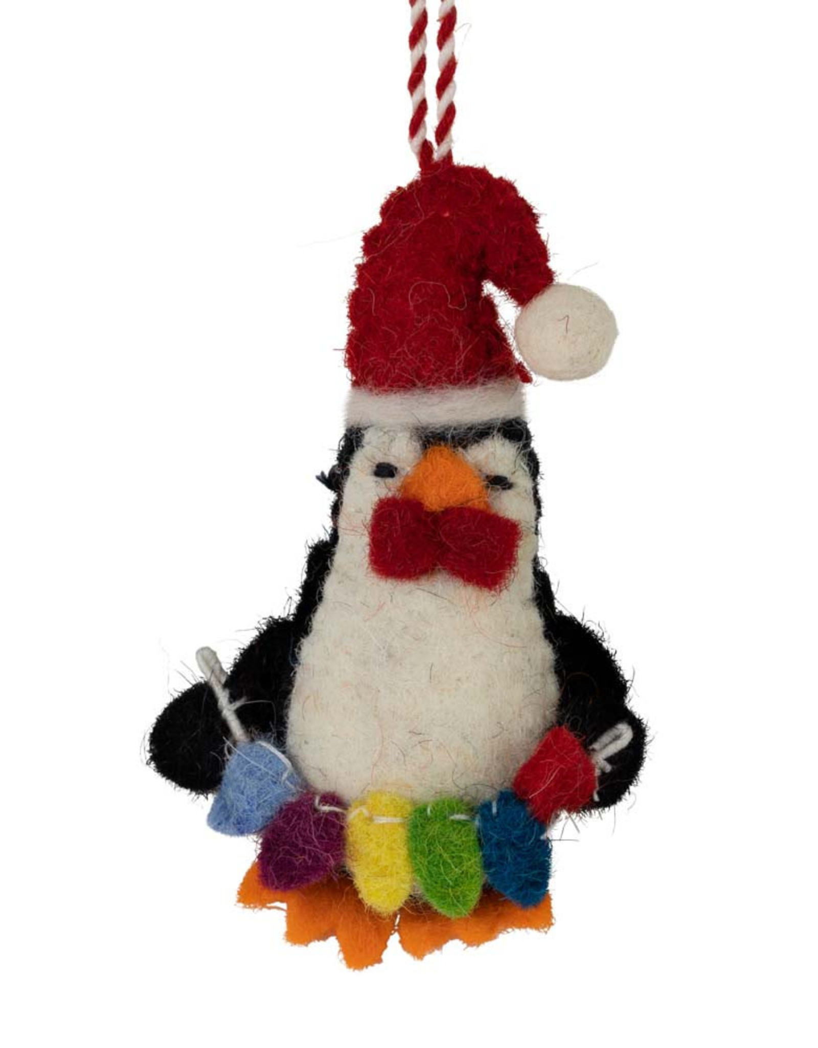 Ten Thousand Villages Felted Penguin Ornament