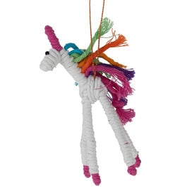 Ten Thousand Villages String Unicorn Ornament